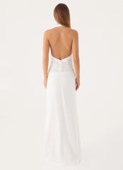Lilas Maxi Dress - White