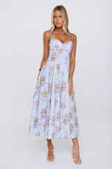 Push The Limits Maxi Dress Blue