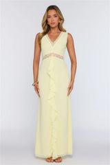 Emotional Elegance Maxi Dress Yellow