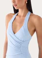Lenno Midi Dress - Sky Blue