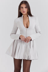 French Dove Contour Mini Dress