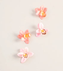 Tropical Flair Four-Pack Hair Clips Set