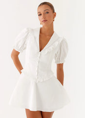 Seana Mini Dress - White