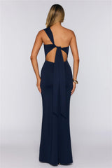Dreamstate Dressing One Shoulder Maxi Dress Navy