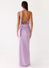 Keena Scarf Maxi Dress - Lavender