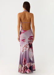 Like You Better Maxi Dress - Ombre Floral Affair