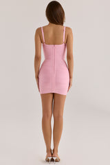 Lychee V Waist Mini Bandage Dress