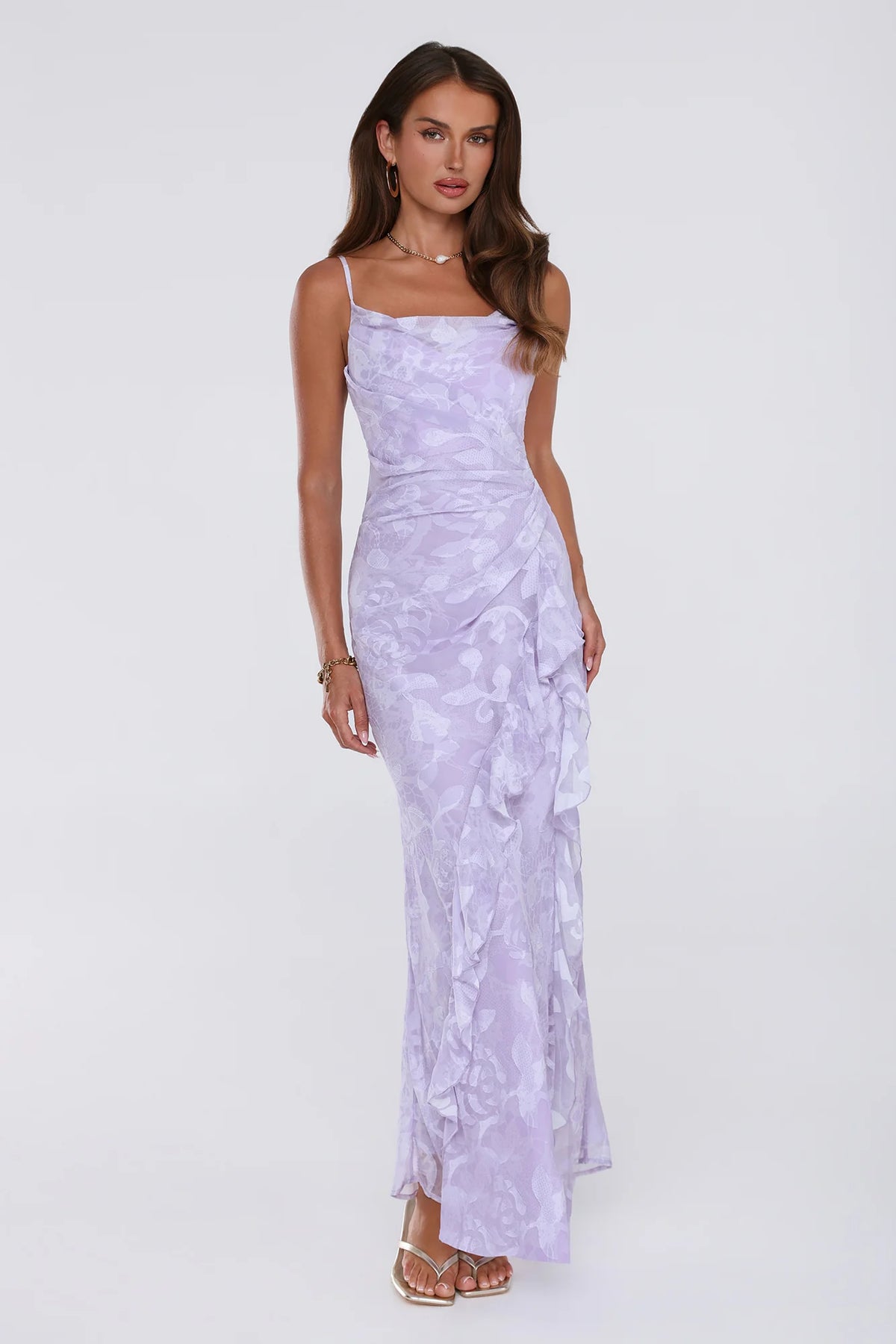 Guest Look Maxi Dress Purple