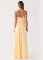 Samah Maxi Dress - Lemon