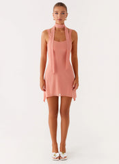Hudson Mini Dress - Peach