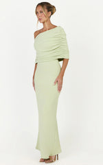 Capri Maxi Dress - Cape Dress in Sage