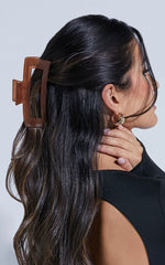 Ayah Hair Clip - Rectangle Large Hair Clip in Tort