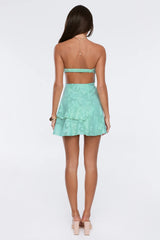 Entrance Only Strapless Mini Dress Mint