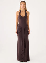 Myrhee Maxi Dress - Chocolate