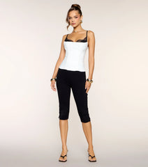 Classy With A Catch Corset Tank Top