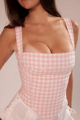Strawberry Shortcake Gingham Corset