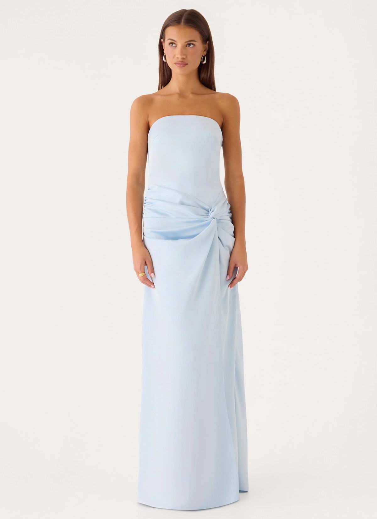 Conni Strapless Maxi Dress - Blue
