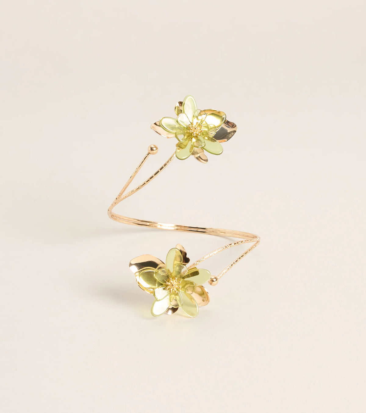 Destination Bloom Flower Arm Cuff