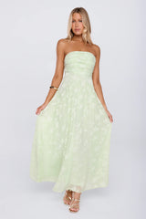 Dress Ready Strapless Maxi Dress Mint