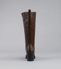 Retro Rise Knee High Platform Boots