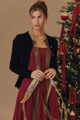 Black Cashmere + Merino Wool Cardigan