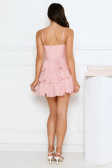 Behind The Scenes Mini Dress Pink