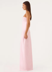Lucienne Strapless Maxi Dress - Pink