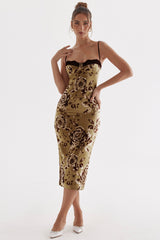 Floral Print Midi Dress