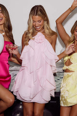 Designer Love Mini Dress Pink
