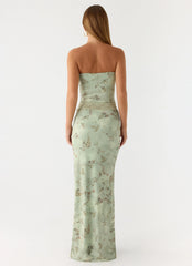 Come Through Maxi Dress - Wispy Fern