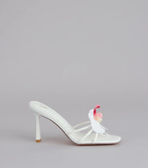 Vacay Mindset Tropical Flower Heels