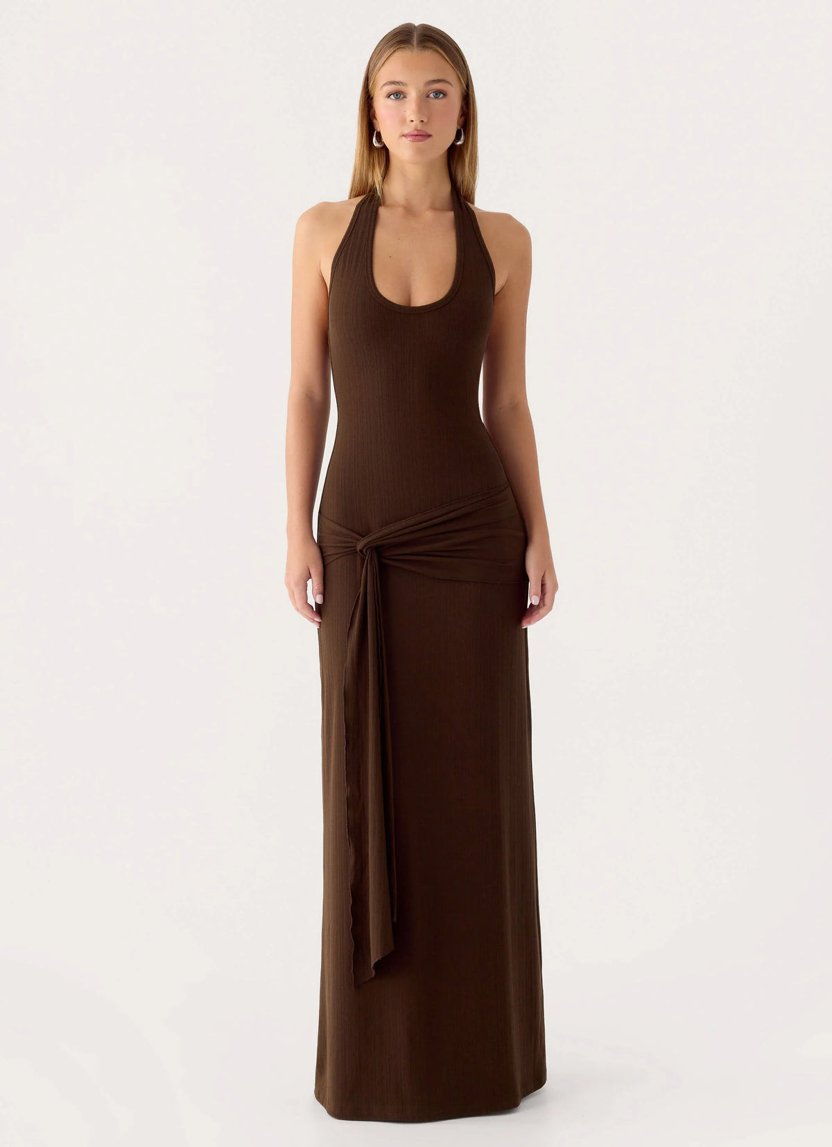 Vedetta Maxi Dress - Chocolate