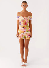 Frances Mini Dress - Sunburst Floral