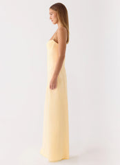 Samah Maxi Dress - Lemon