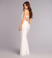 Cassandra Mermaid Slit Formal Dress