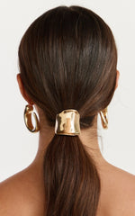Lucy Hair Band - Hair Cuff Elastic Band in Gold