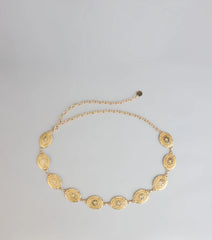 Golden Hour Muse Concho Chain Belt