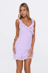 Slow Sunshine Mini Dress Lilac