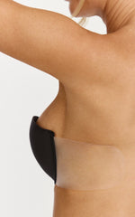 Backless Stick On Bra in Black