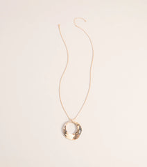 Circle Back Pendant Necklace