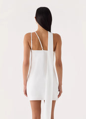 In The End Mini Dress - White
