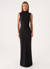 On My Time Maxi Dress - Black