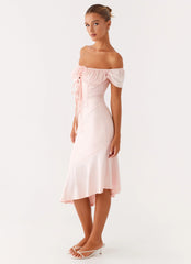 Katherine Midi Dress - Pink