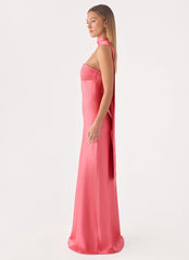 Hush Maxi Dress - Coral Red