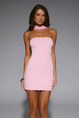 Be My Muse Strapless Mini Dress Pink