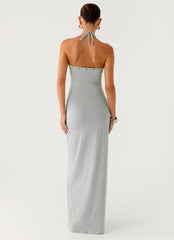 Off The Bass Maxi Dress - Grey
