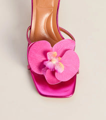 Poolside Playlist Tropical Flower Heels
