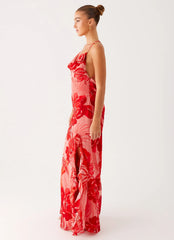 First Class Maxi Dress - Sicily Sunsets Print