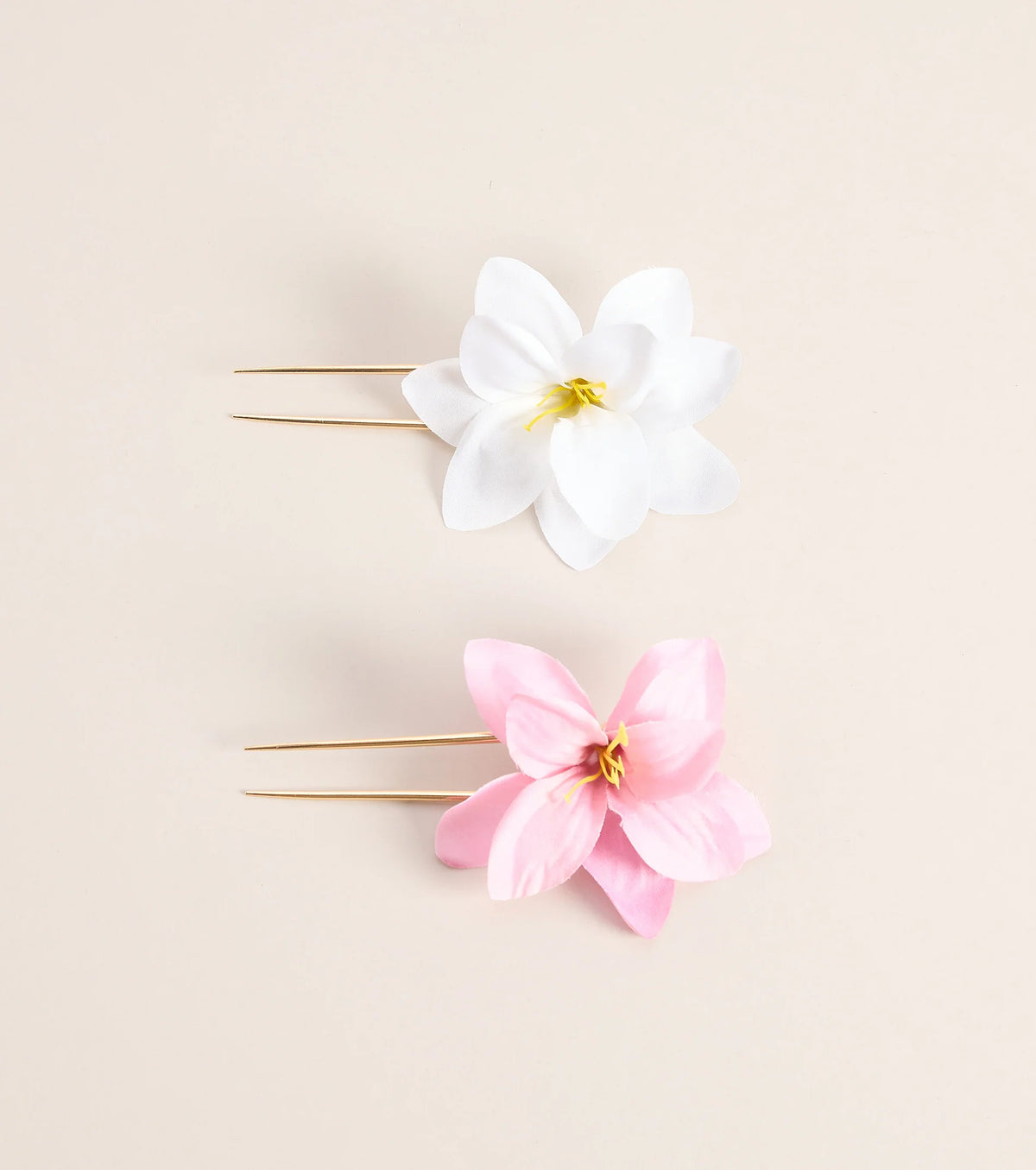Paradise Pinned Flower Hair Pins