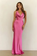 First Class Reverie Satin Maxi Dress Orchid